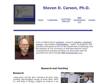 Tablet Screenshot of carsonscience.com